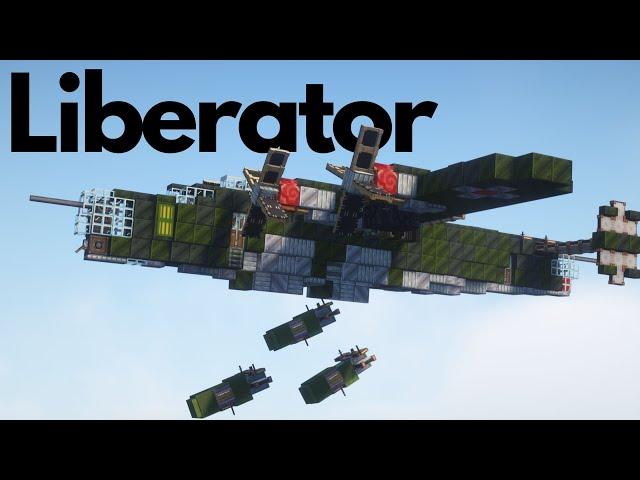 Working BOMBER plane in Minecraft!