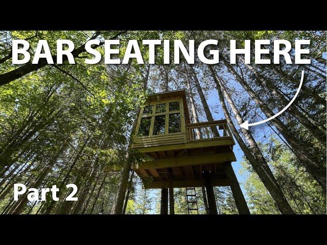 DIY Family Treehouse Build: Part 2 | Treehouse bar (for the kids...)