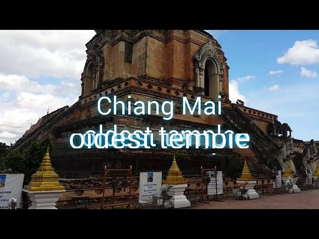 치앙마이 여행,  왓찻디루아 700년 넘은 절. 숭엄함과 역사적 무게감이! Chiang Mai temple