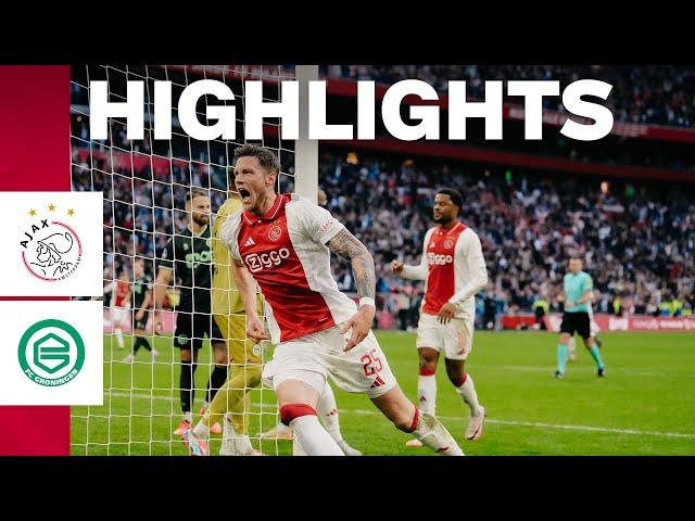 First Ajax goal for Wout Weghorst! 🫡 | Highlights Ajax - FC Groningen | Eredivisie