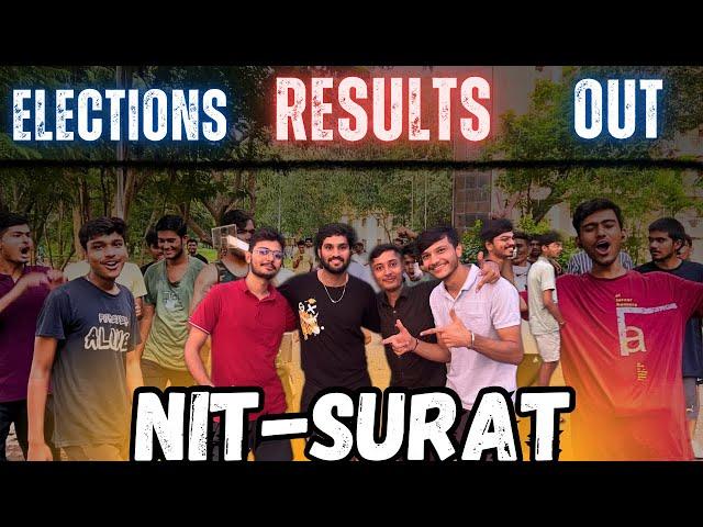 HMC election jeet gye |#trending #election #minivlog #nitsurat #nit #college #collegelife