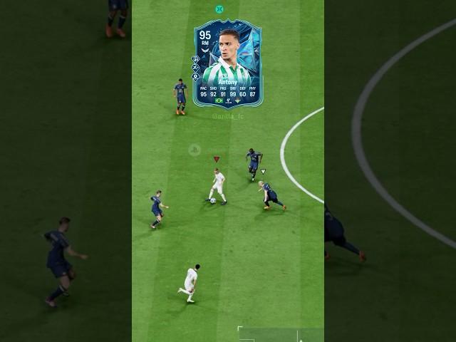 TOTS Antony has the BEST DRIBBLING in FC25  #eafc #eafc25 #fc25 #fut #football #shorts