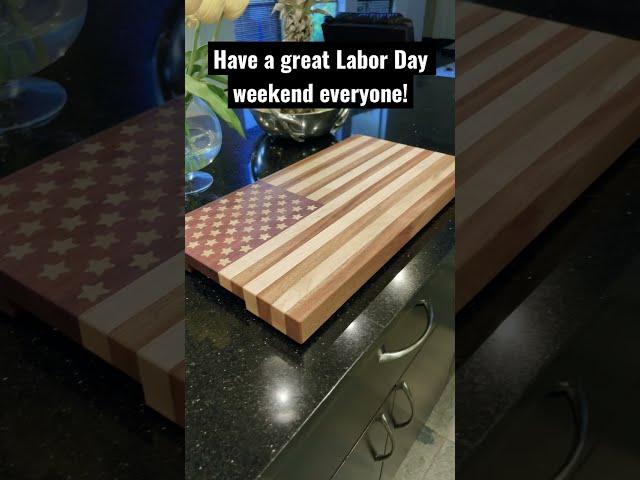 American Flag Cutting Board - Full Video Soon | OneFinity CNC Project