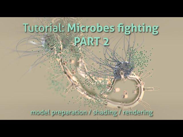 Houdini Tutorial Promo: Microbes fighting PART 2 + HIP files.