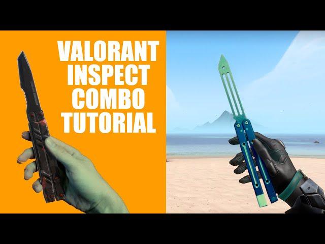 Valorant Inspect Animation Balisong Tutorial (Advanced Combo #1)