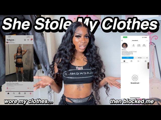 STORYTIME: INSTAGRAM MODEL STOLE MY CLOTHES...THEN BLOCKED ME! | Localblackchild