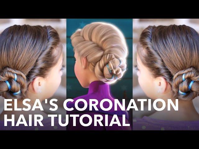 Elsa's Frozen Coronation Hairstyle Tutorial