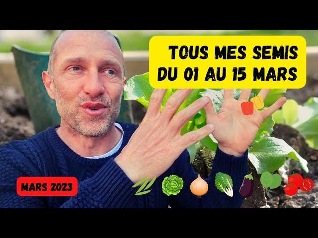 Semis et plantations de mars ► Tomates, laitues, fèves... et tellement + encore ! #potager