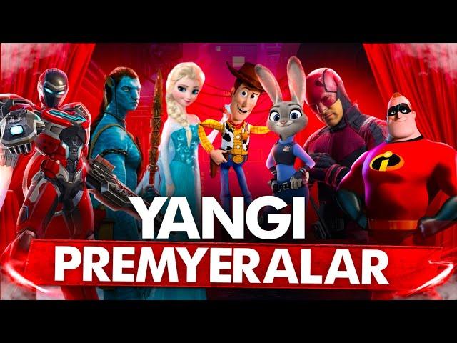 Yangi Premyeralar | Muz yurak 3  | Oyinchoqlar tarixi 5 | Moana 2 | Avatar 3 | Hayvonlar shahri 3