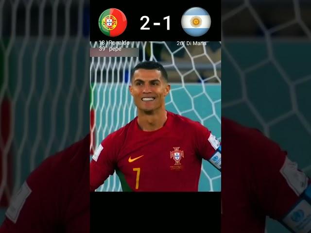 Portugal Vs Argentina  Cristiano vs Messi fifa World Cup 2026 Imaginary Final #short