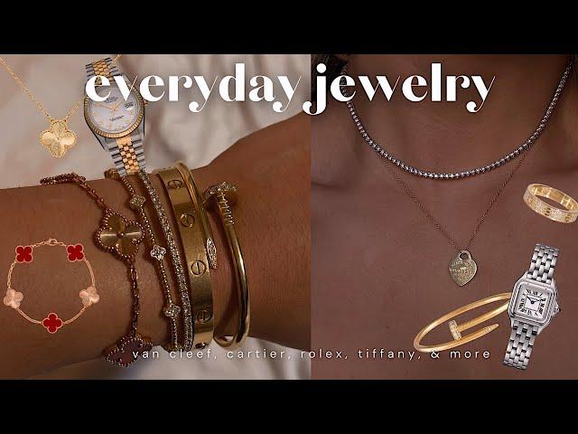 EVERYDAY LUXURY JEWELRY COLLECTION | Cartier, Rolex, Van Cleef, Tiffany, Mejuri, Catbird, & More!