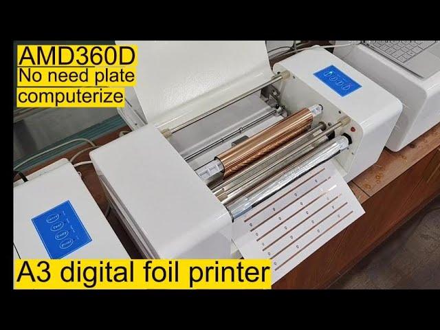 Amydor AMD360D automatic feeding digital foil printer A3 print size 300dpi for paper wedding card