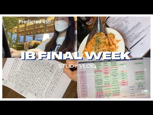 [Predicted 45 ] IB final exam study vlog *tips* *motivational*