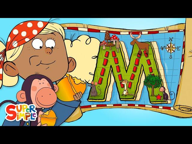 Alphabet Cartoon - The ABC Pirates have a Magical Adventure on "M" Island