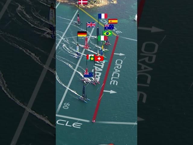 How do the French do this EVERY time  #SailGP #sailing #racing