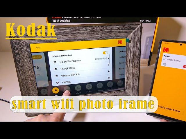 Kodak Classic Smart Wifi Photo Frame Detailed Review, introduction and setting operations