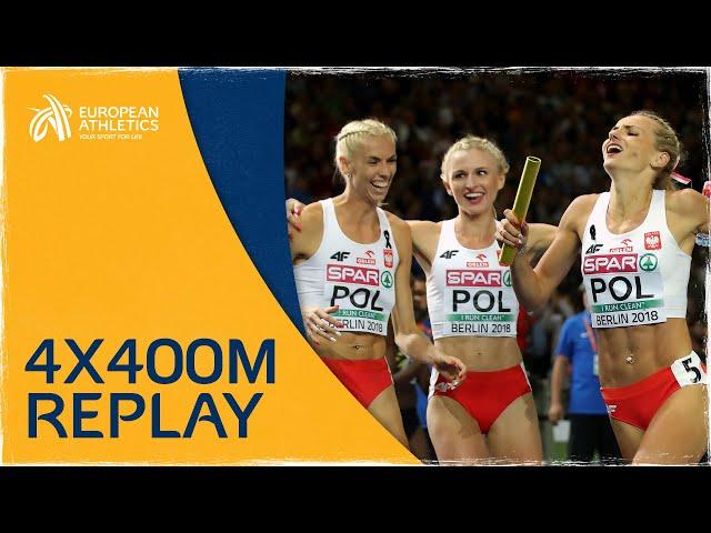 Women's 4x400m Relay Final | Berlin 2018