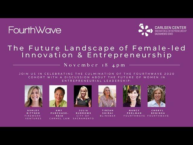 The Future Landscape of Women Led Innovation & Entrepreneurship: FourthWave & Carlsen Center