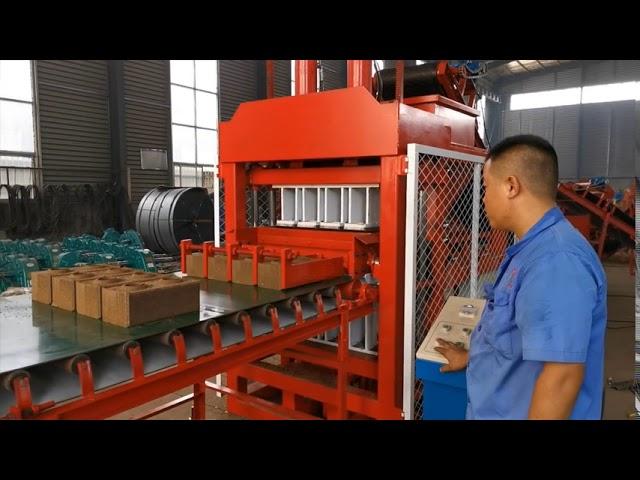 New Design 4-10 Hydraulic Automatic Interlocking Clay Soil Cement Brick Machine