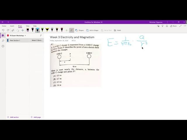 FE Review Mechanical Session 3  (Electricity & Magnetism)