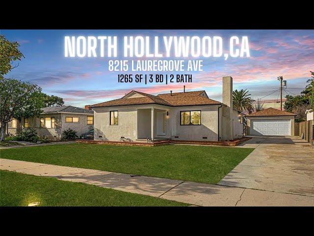 North Hollywood CA | 1265 SF | 3 Bedrooms | Newly Remodeled | $989,000