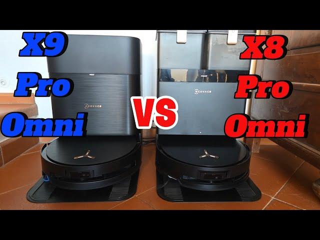 Ecovacs X9 Pro Omni review and comparison X8 Pro omni