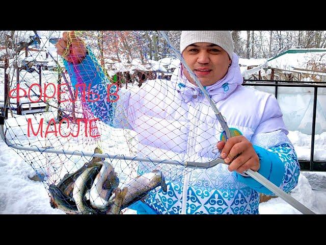 ФОРЕЛЬ В МАСЛЕ. Жарим ФОРЕЛЬ в МАСЛЕ
