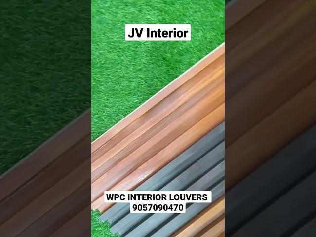 Wpc Interior Louvers | Interior Charcoal Louvers | Latest Louver Design | Jv Panel | Jv Interior