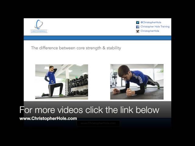 What's the difference between core strength & core stability?