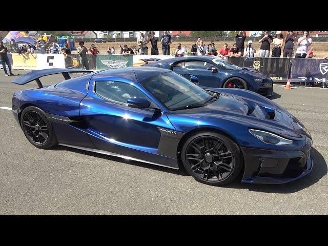 BUGATTI Chiron vs RIMAC Nevera - DRAG RACE