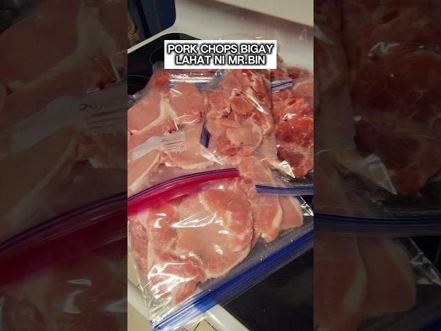 Pork Chops Bigay Lahat Ni Mr.Bin #MrBin #dumpsterdiving #filipinovlogger #freefood #porkchops