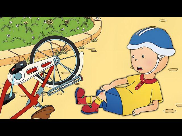 Caillou apprend à faire du vélo | Caillou en Français