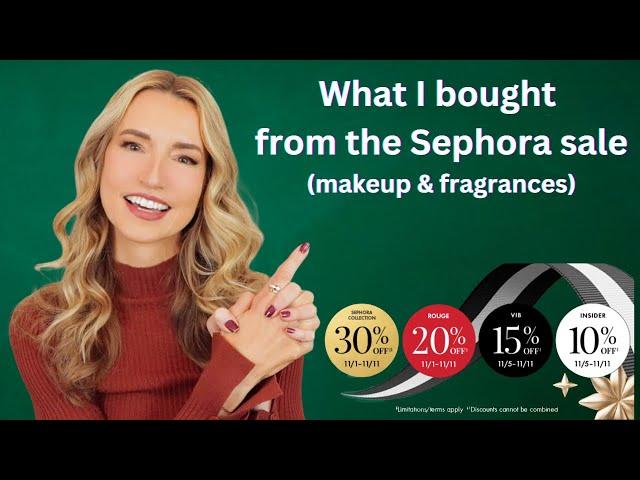 WHAT I PICKED UP AT THE SEPHORA SALE | MAKEUP AND PERFUME