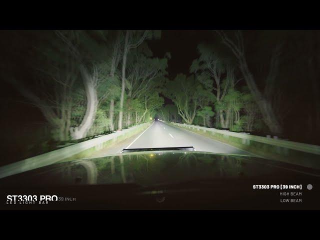 STEDI ST3303 Pro LED Light Bar - 39 inch | Driving Footage