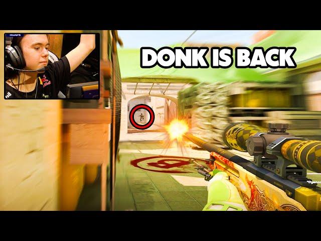 donk is back! s1mple is ready for 2025! FACEIT plays