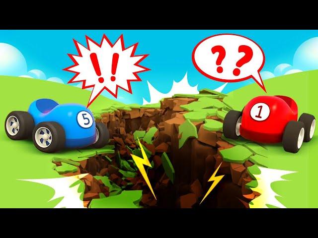 Helper cars and the earthquake. The racing cars need help! New episodes of Car cartoons for kids.