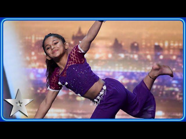 8-year-old Binita Chetry stuns Judges with incredible dance skill | Auditions | BGT 2025