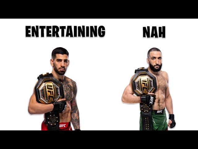 Ranking UFC Champions Based On Entertainment (Tier List)