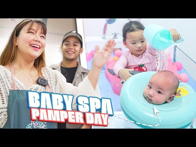 Baby Lakeisha and Baby Lucas Spa Day | Carlyn Ocampo