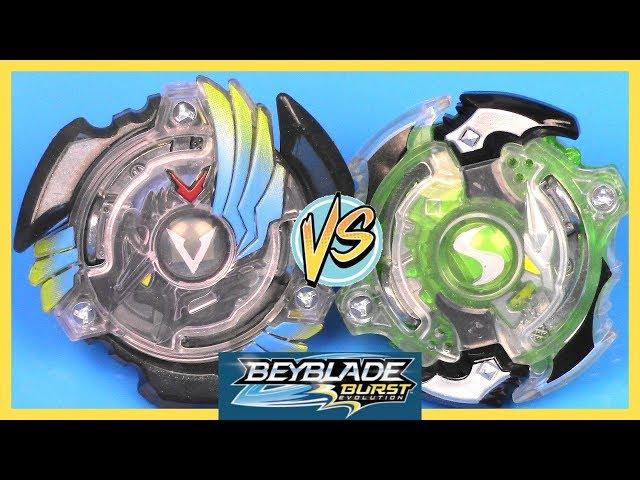 Beyblade Burst Evolution BATTLE!! Valtryek V2 L.U. vs Spryzen S2 L.V.