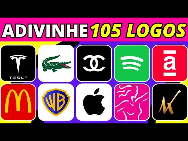 ADIVINHE A MARCA PELO LOGO EM 3 SEGUNDOS | 105 LOGOS FAMOSOS