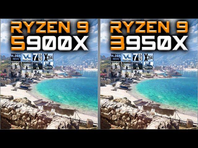 Ryzen 9 5900X vs Ryzen 9 3950X Benchmarks – 15 Tests 