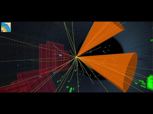 CMS event with 2 charm quark jets consistent with a Higgs boson and 2 muons from a Z boson