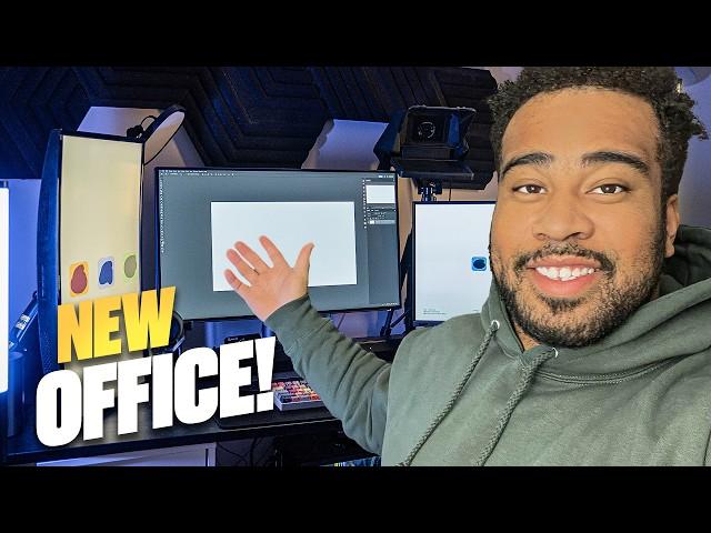 Building My DREAM Graphic Design Studio!! (Vlog)