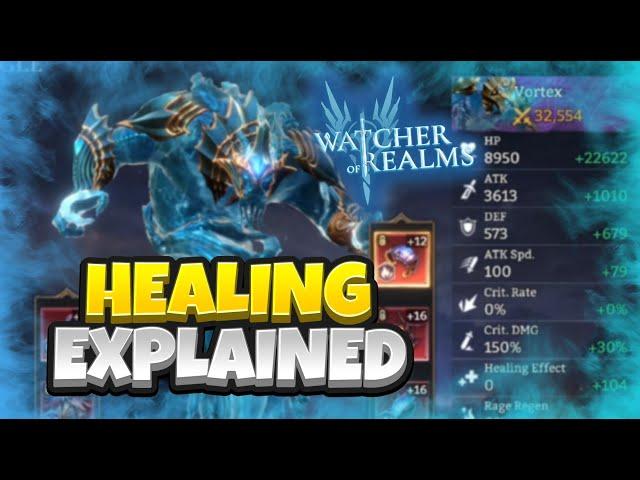 Healing Explained! Suggested stats and heal calculator! [Watcher of Realms]