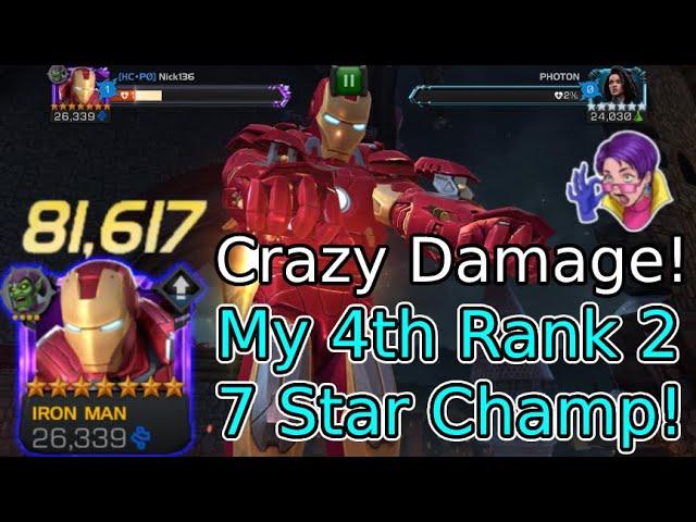 My Fourth 7 Star Rank 2! OG Iron Man Is Insane! | Marvel Contest Of Champions