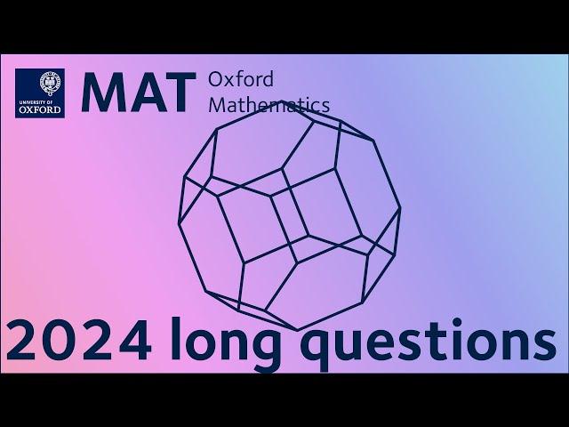 2024 long questions | MAT livestream 2024