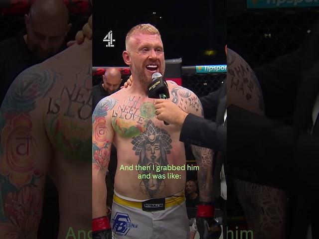 Paul Smith's post-fight speech was HILARIOUS  #shorts