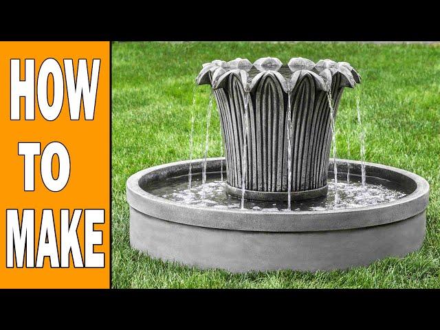 Concrete Fountains - DIY Fountain Project for Outdoors