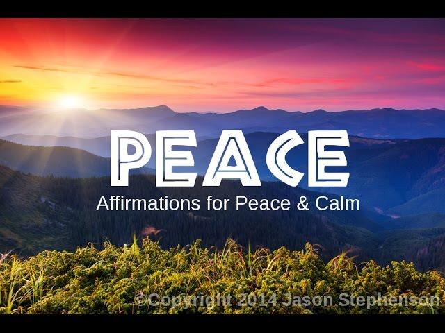 Peace of Mind Affirmations: Based on the Law Of Attraction + Nature Sounds of waves